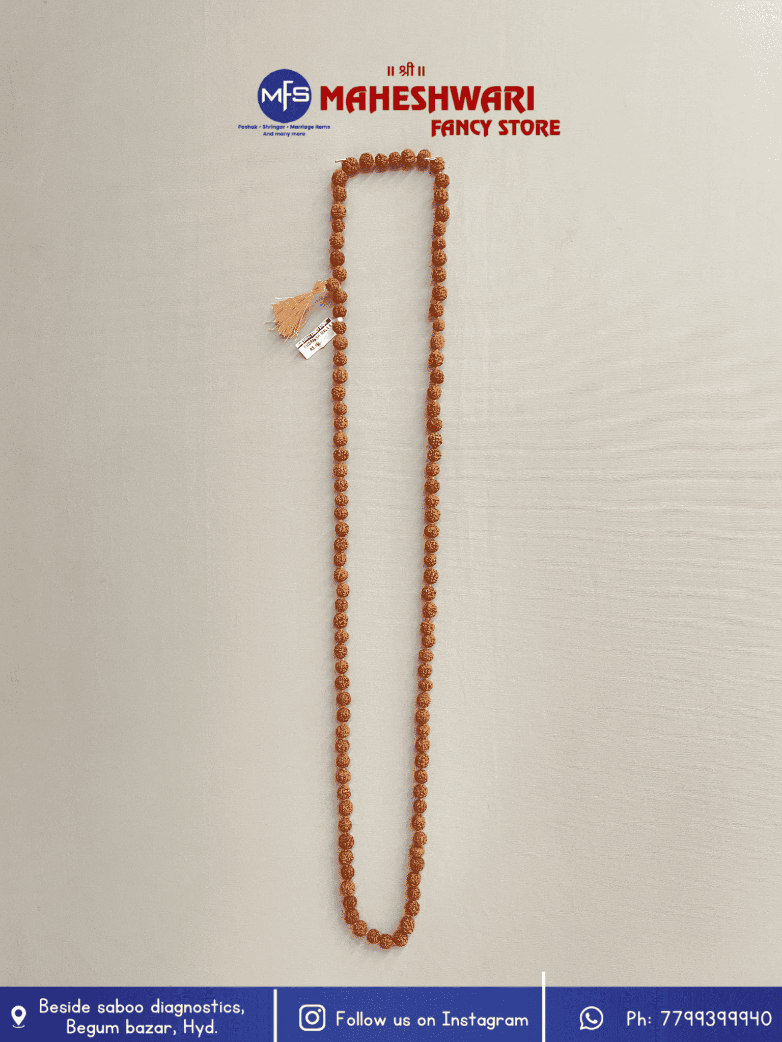 Maheshwari Fancy Store - Rudraksha Mala 5 no